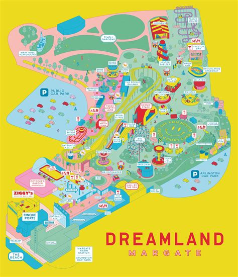 Detailed Road Map of Dreamland Subdivision .